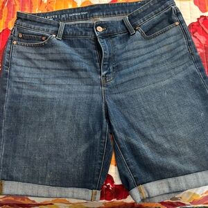 Talbots Blue Jean Shorts Classic Denim Style